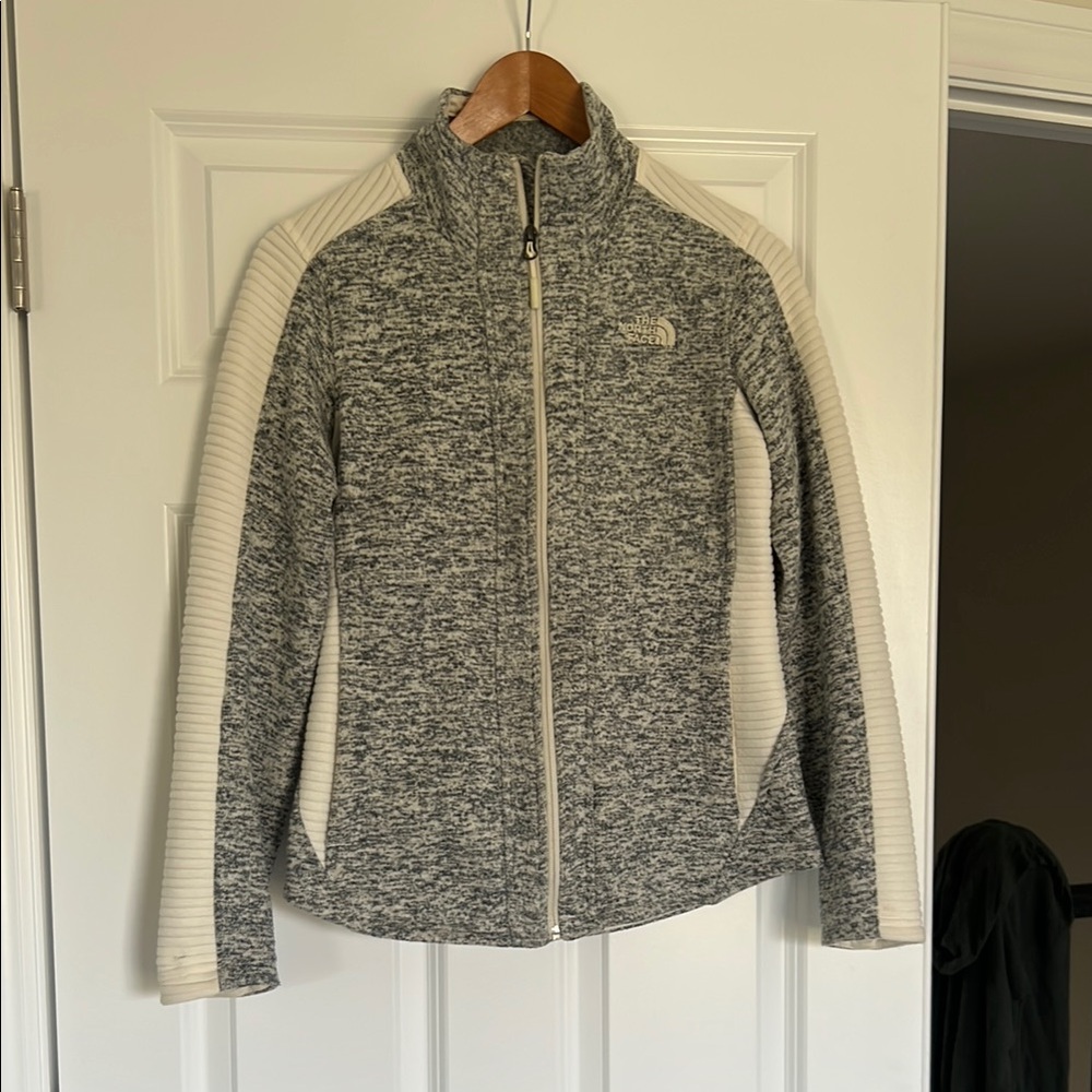 The North Face Women's Gray and Cream Jacket